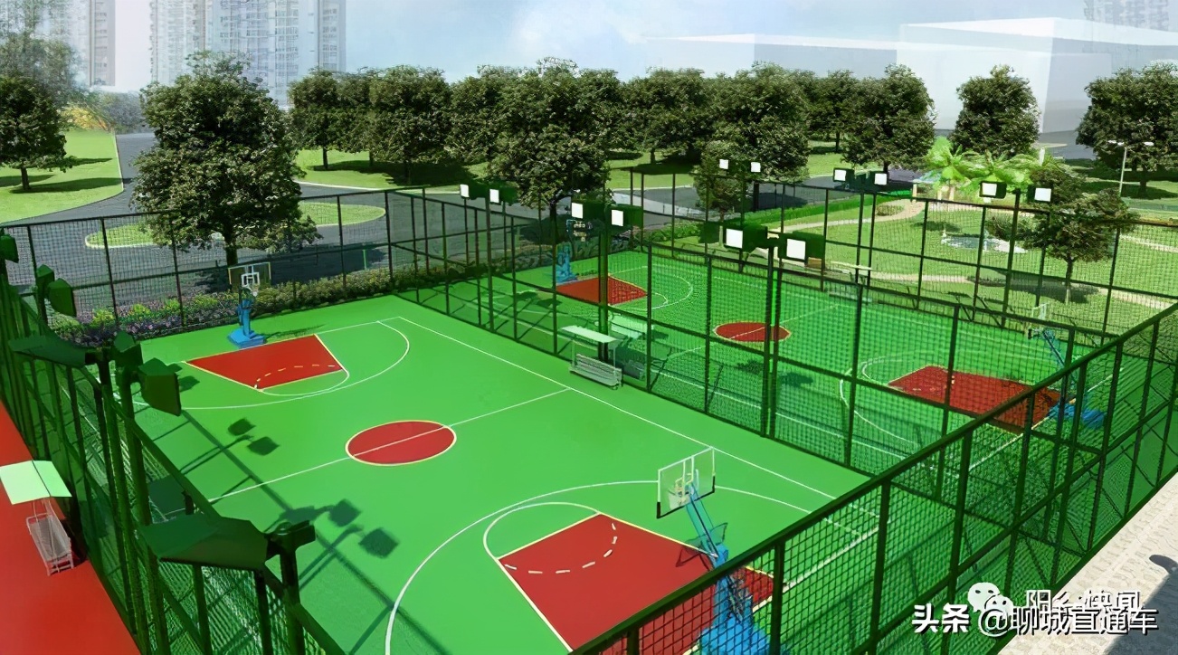 聊城篮球场在什么地方,全天聊城东昌府区对外开放篮球场