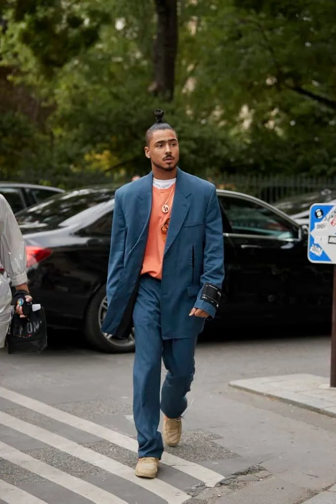 休闲西装怎么穿比较潮,西装潮流穿搭oversize