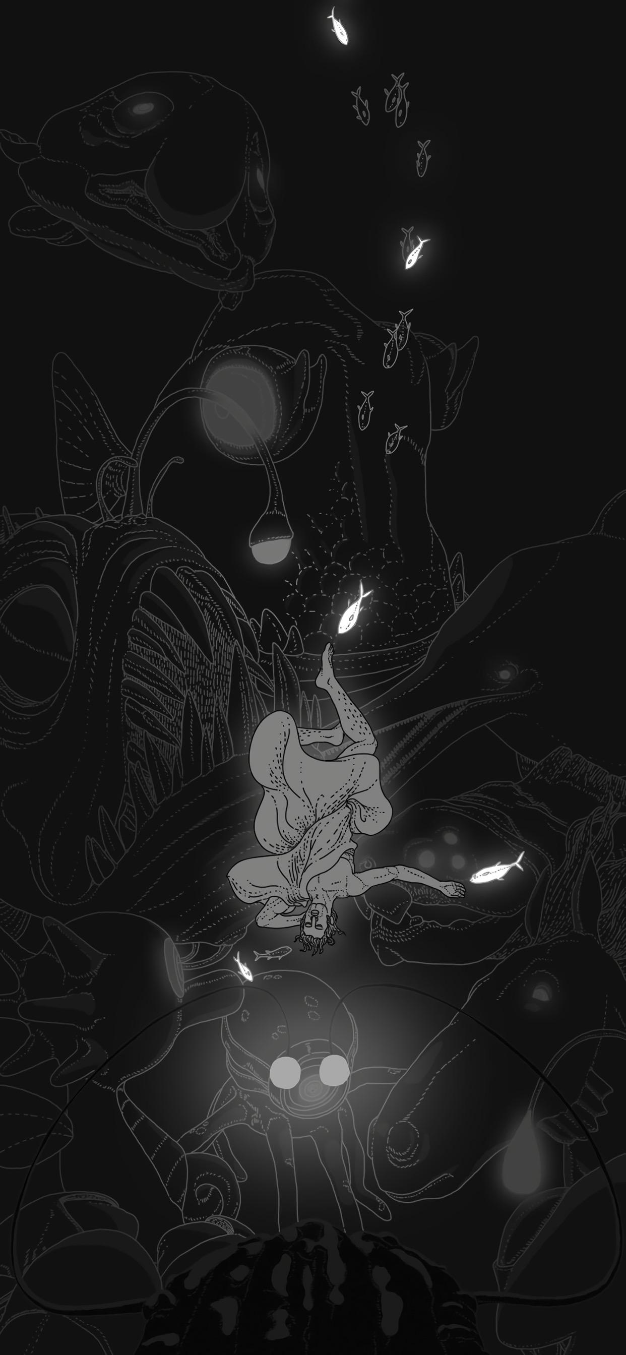 暗黑高冷系壁纸古风女生,全屏高清壁纸无水印暗黑