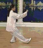 24式太极拳背向带口令慢动作教学,邱慧芳24式太极拳教学视频完整版