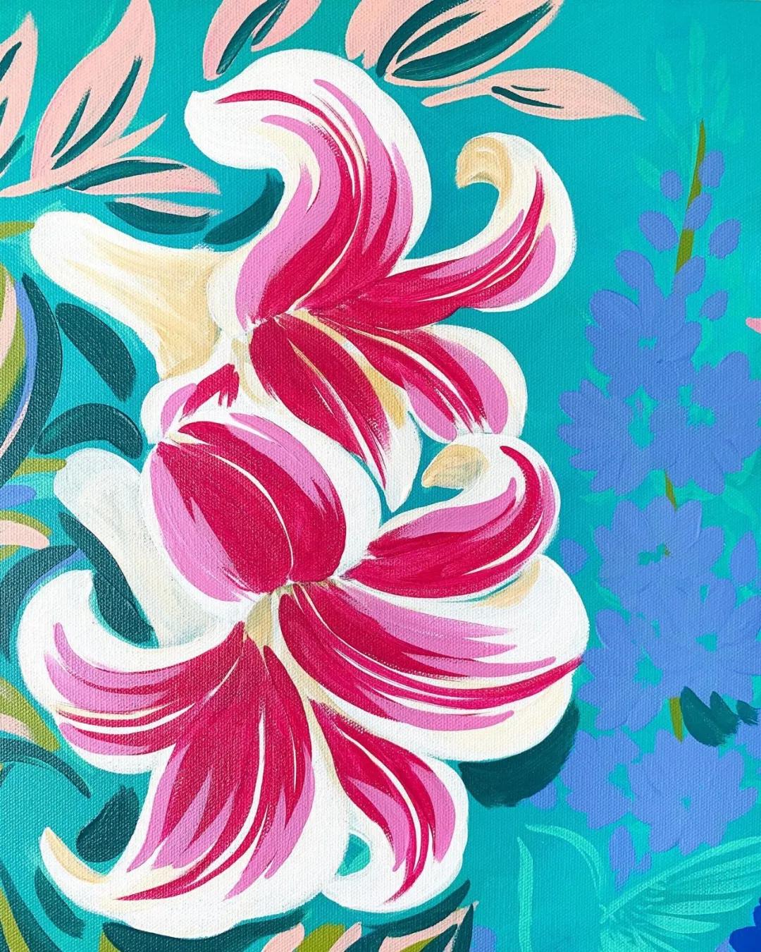 美术创意画幼儿丙烯平涂画,丙烯平涂的正确方法图解