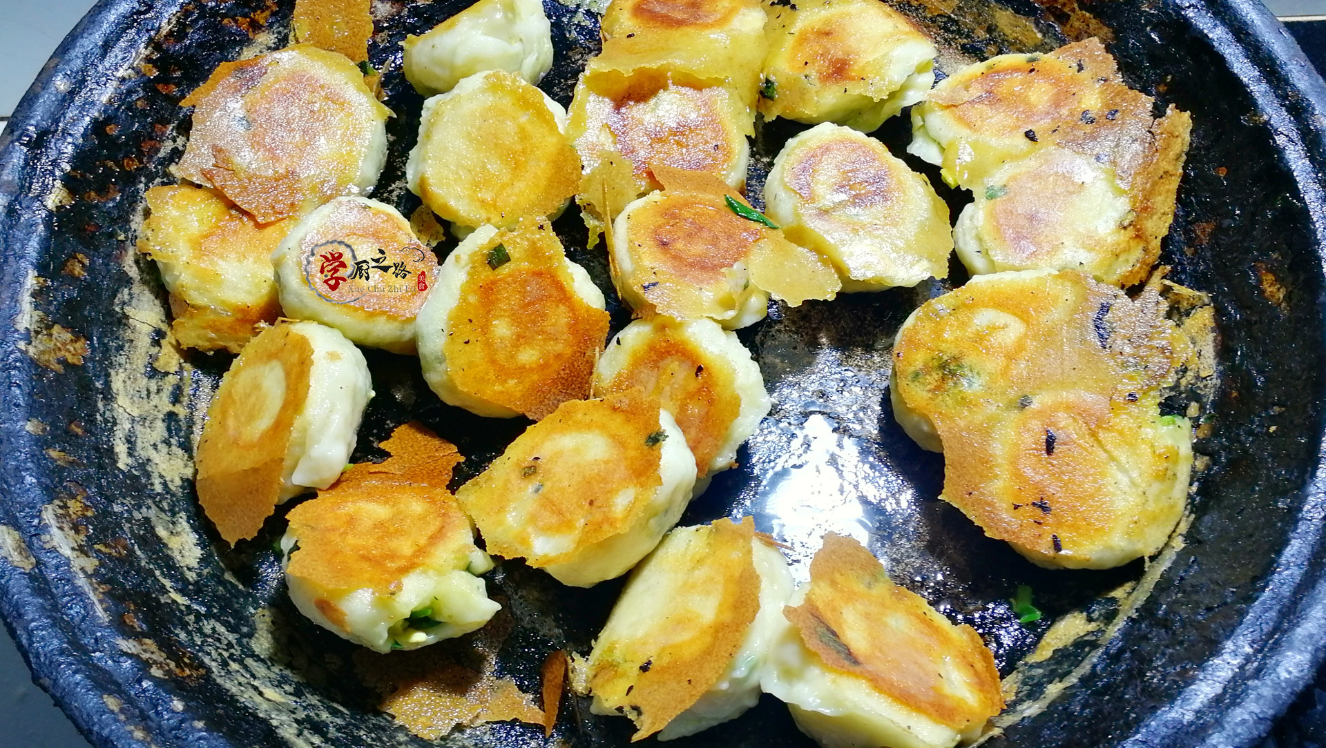 水煎包揭盖塌陷,水煎包回缩塌陷解决方法