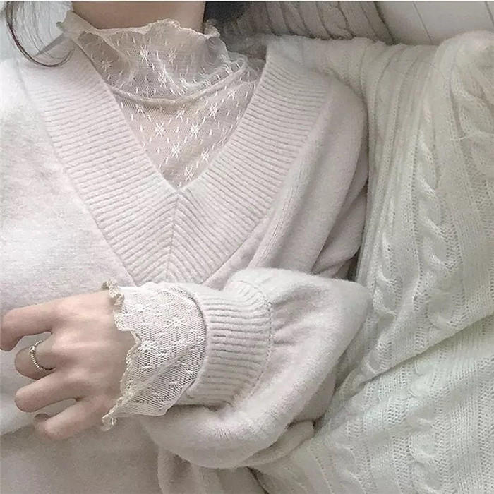 今年流行这么洋气的打底衫,太女神了!