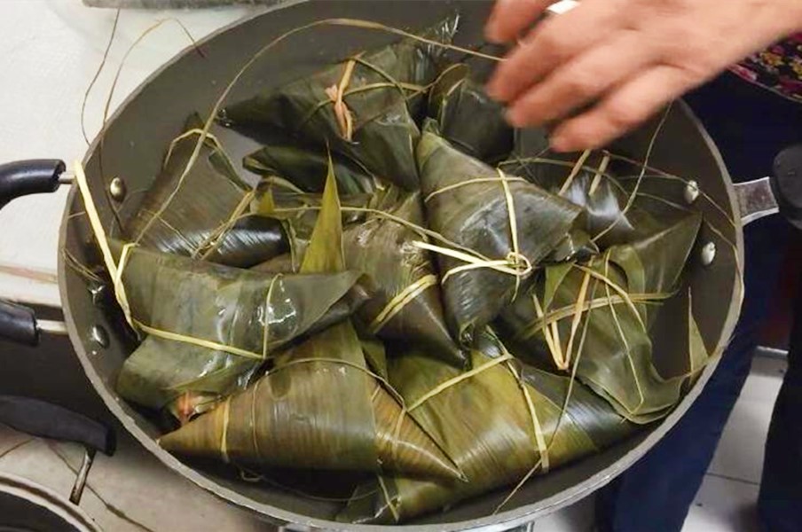 冷冻过的粽子怎么切不散,粽子怎么包才能紧而不散