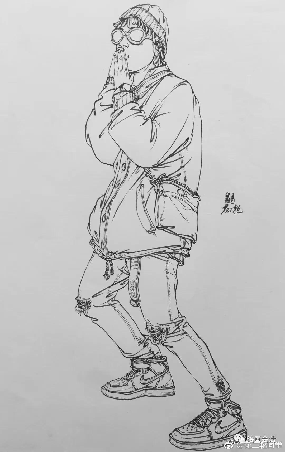 简单钢笔山水速写临摹图片,钢笔速写临摹推荐