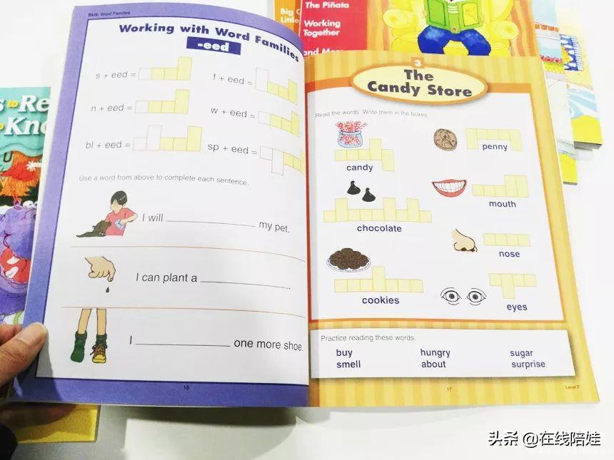 精品：美国40年历史教辅品牌Evan-Moor出品的小学英语阅读练习册