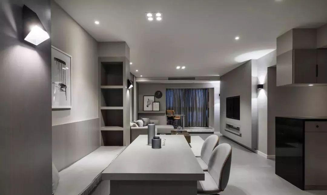 小户型客厅餐厅一体隔断加卡座,小户型餐厅卡座设计尺寸