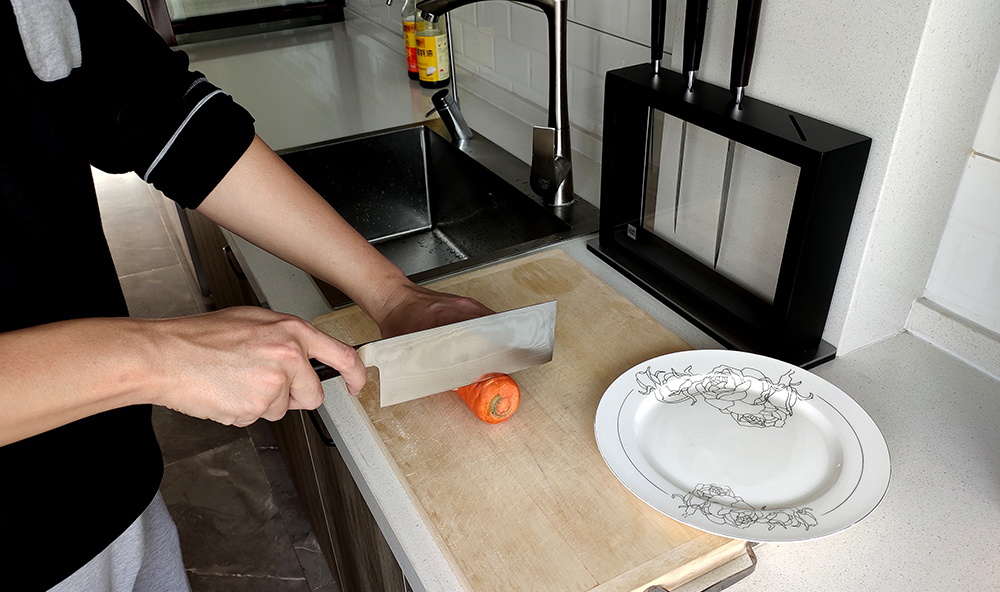 小米火候大马士革刀五件套,小米有品大马士革套刀