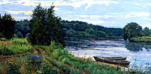 最美的俄罗斯风景油画作品欣赏,寂静粗犷的俄罗斯风景油画欣赏