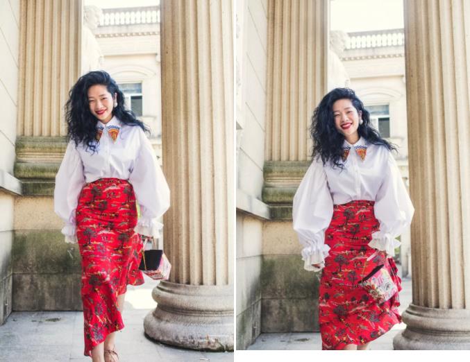 拒绝土气学会穿搭小技巧,红色内搭怎么穿