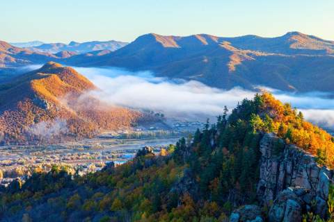 世外桃源仙游,南岔仙翁山山顶