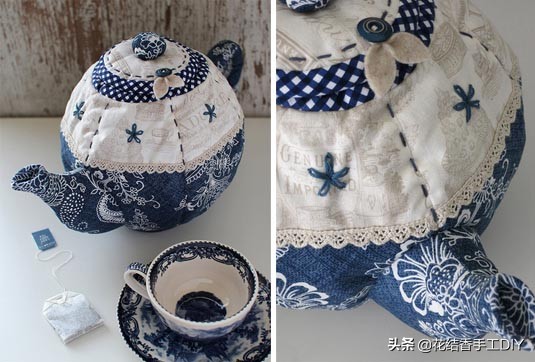 手工小方块布简单又漂亮,小布块手工简单