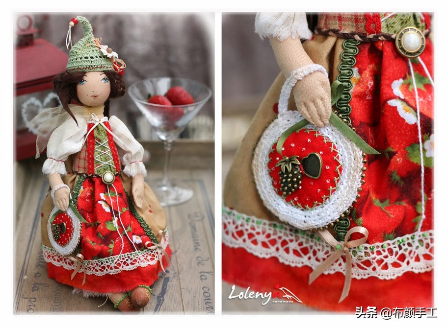 OlgaAbakumova的布艺娃娃,魔法花园里小花仙