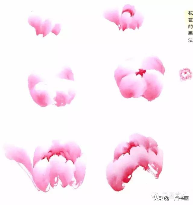 齐白石牡丹国画写意作品,写意国画牡丹的用笔技巧