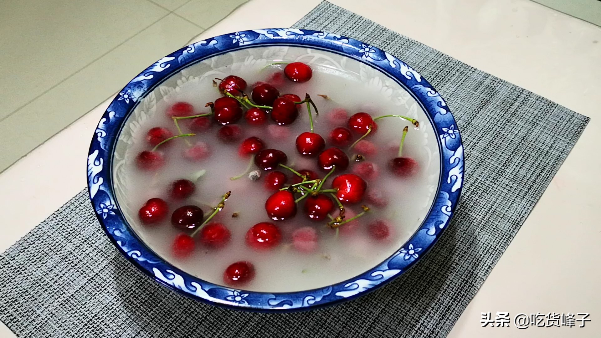 最新方法清洗樱桃,樱桃清洗小技巧图片