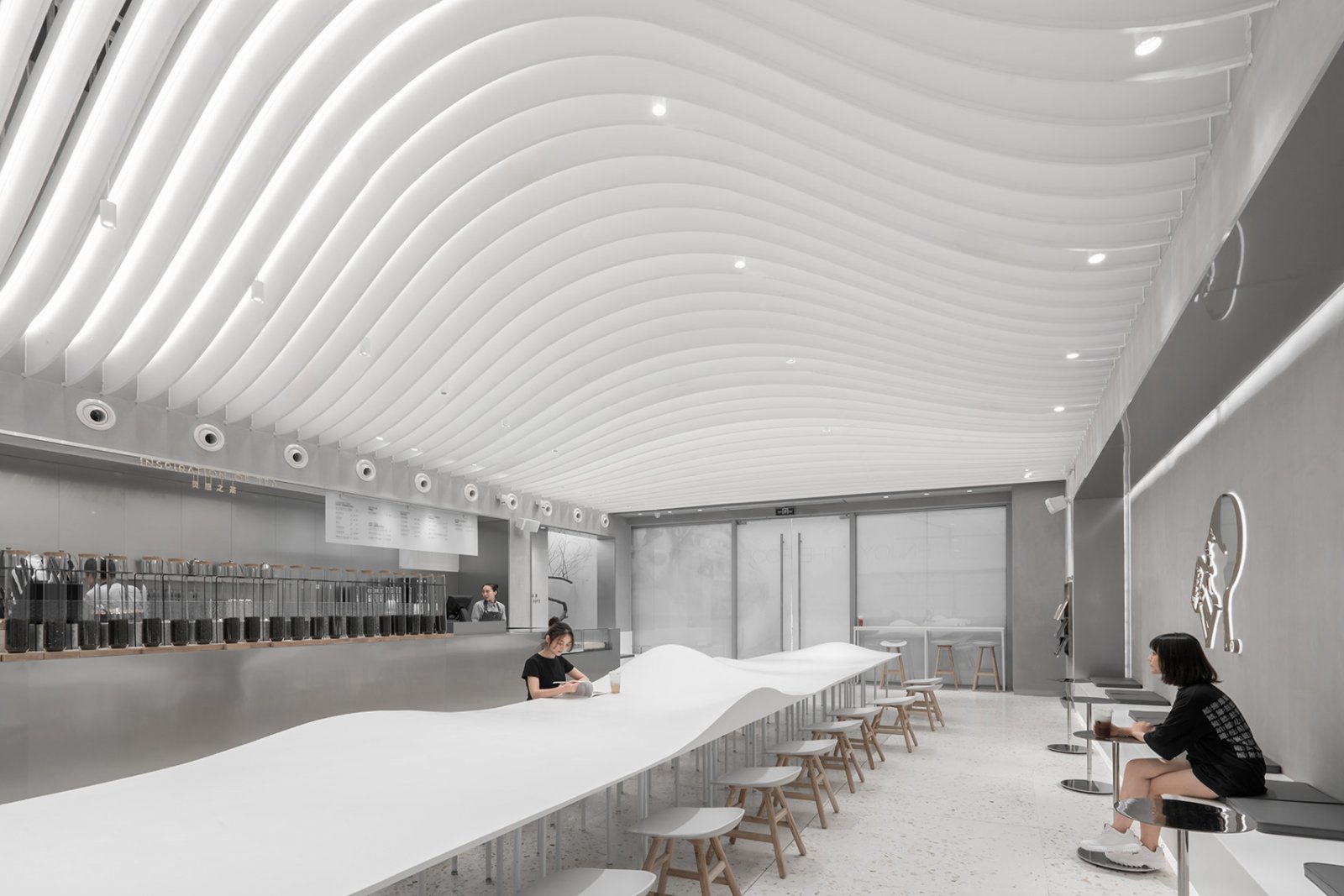 山外山·喜茶广州凯华广场dp3店｜A.A.N建筑设计事务所欧模设计圈