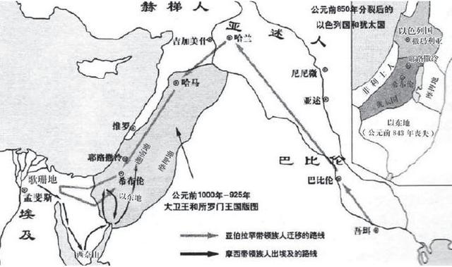 犹太人是从哪里来的，为什么从上古就开始流浪