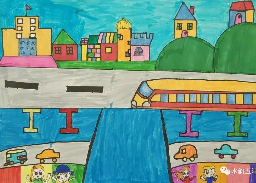 “画”说地铁，快看新津娃娃们的五彩世界