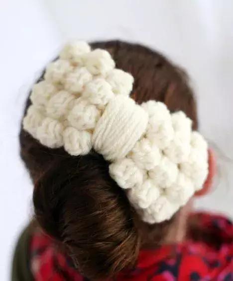 头绳皮筋蝴蝶结打结方法图解,女士领结丝带蝴蝶结的打法图解