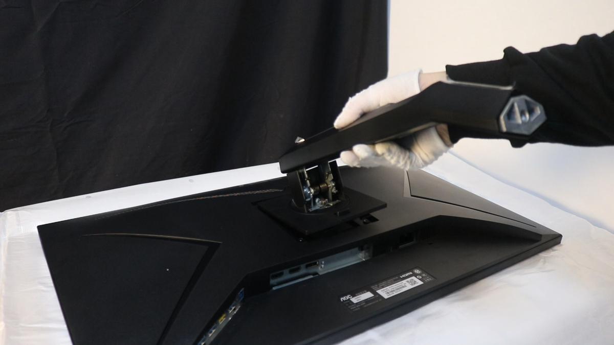 aoc开箱q27p2u显示器,aocu28g2u4k显示屏