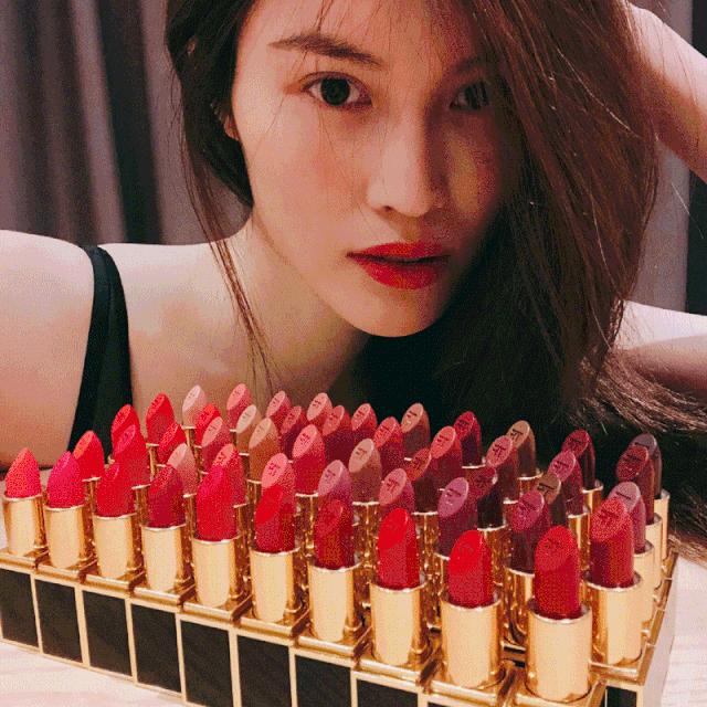 tomford汤姆福特tf黑管口红分享,tomford口红经典款