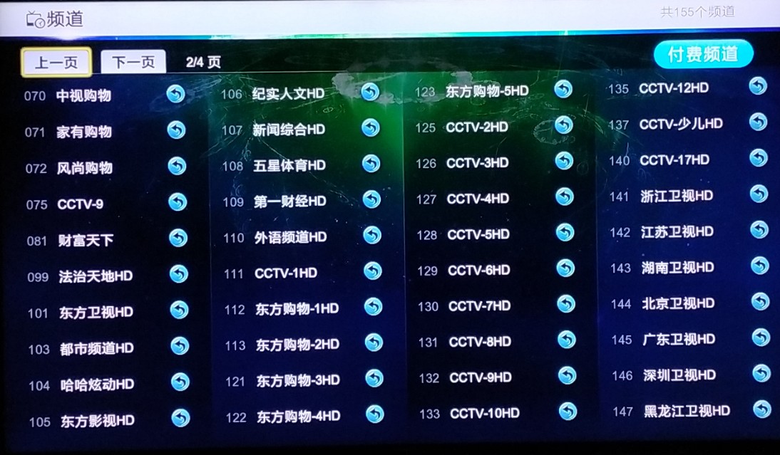 上海电信iptv高清频道有哪些,上海电信iptv直播