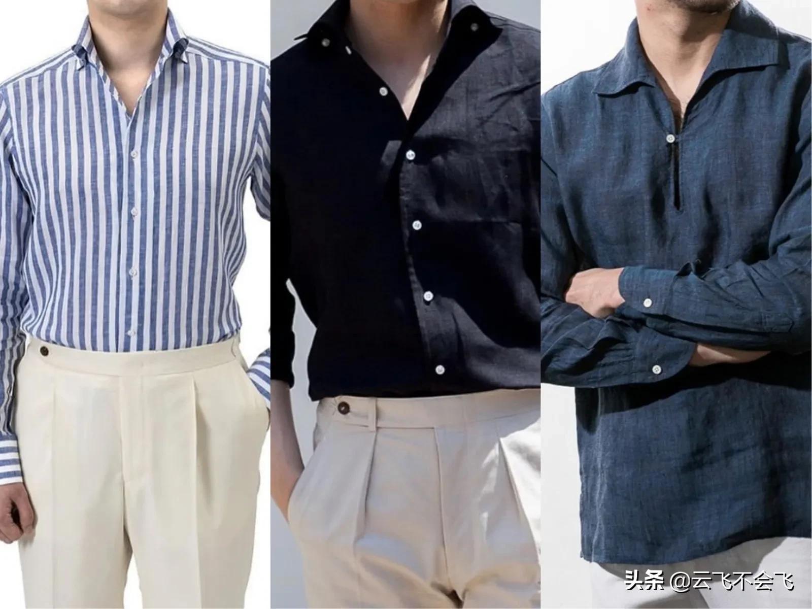 好一些的亚麻衬衫,轻奢小众高级感亚麻衬衫