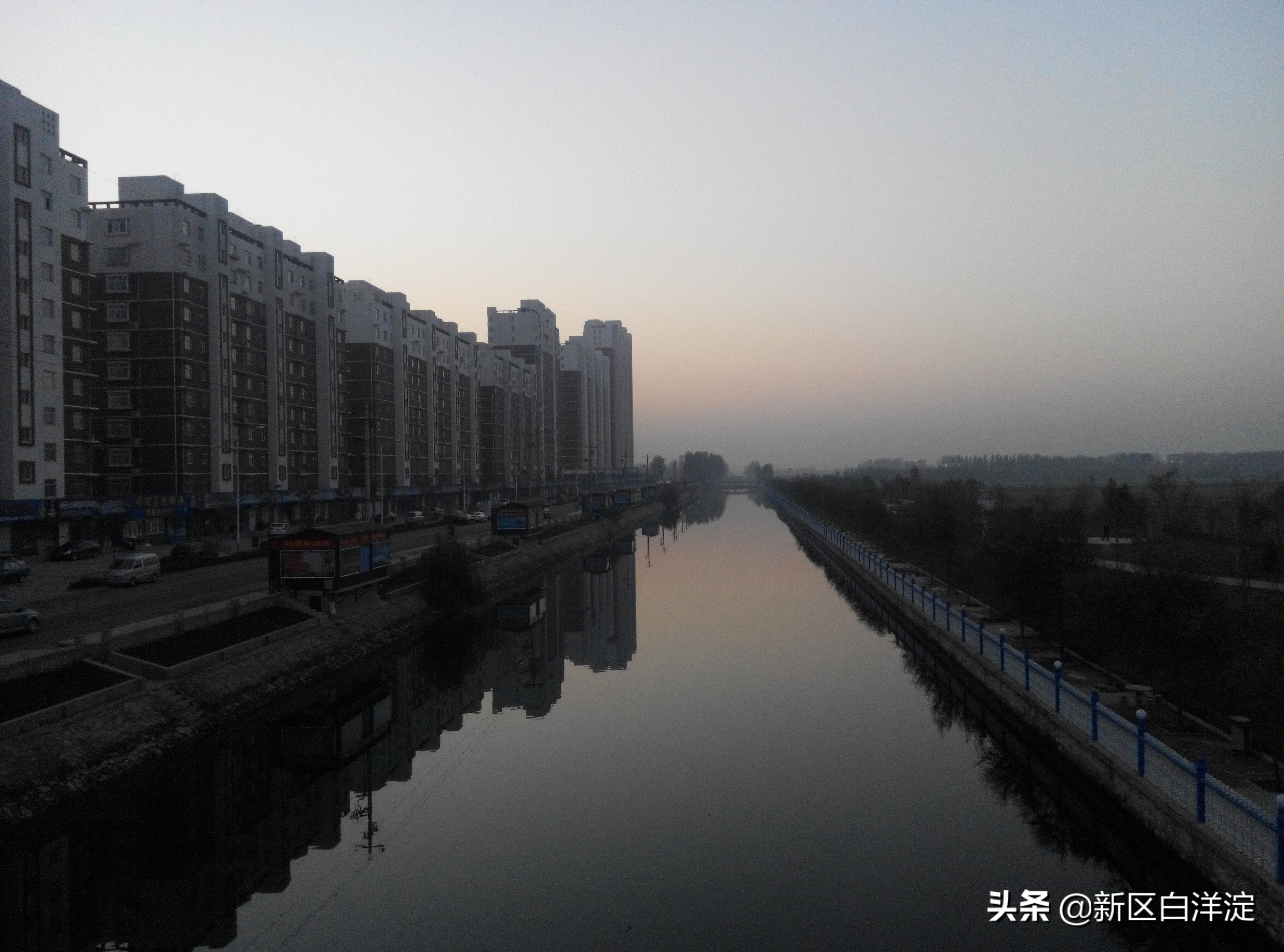 白洋淀之入淀九河,雄安新区白洋淀千里堤2024年