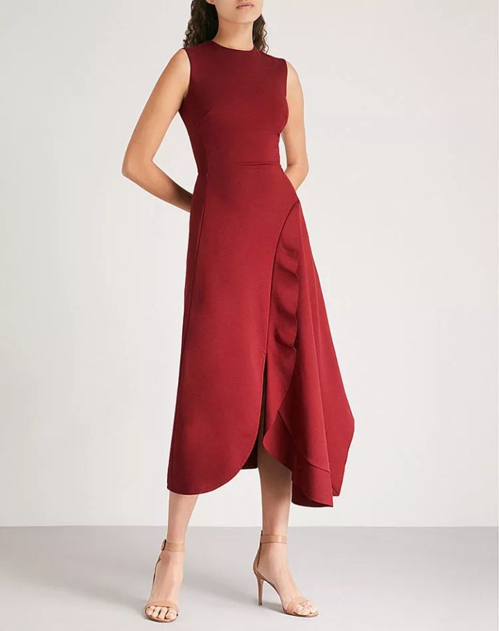 sandro连衣裙桑蚕丝,sandro18款小黑裙