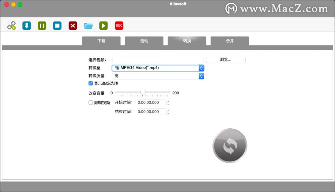 AllavsoftVideoDownloaderConverterforMac,视频*载下**工具