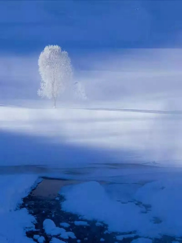 巴音布鲁克镇冬天的生活,巴音郭楞自治州和静县冬天