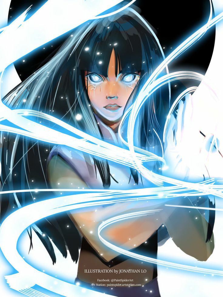 火影忍者人气女角色鸣人之妻日向雏田国外社媒热图赏