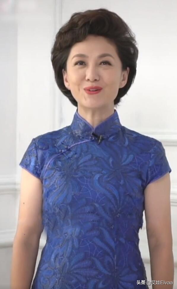 央视海霞穿旗袍,海霞旗袍