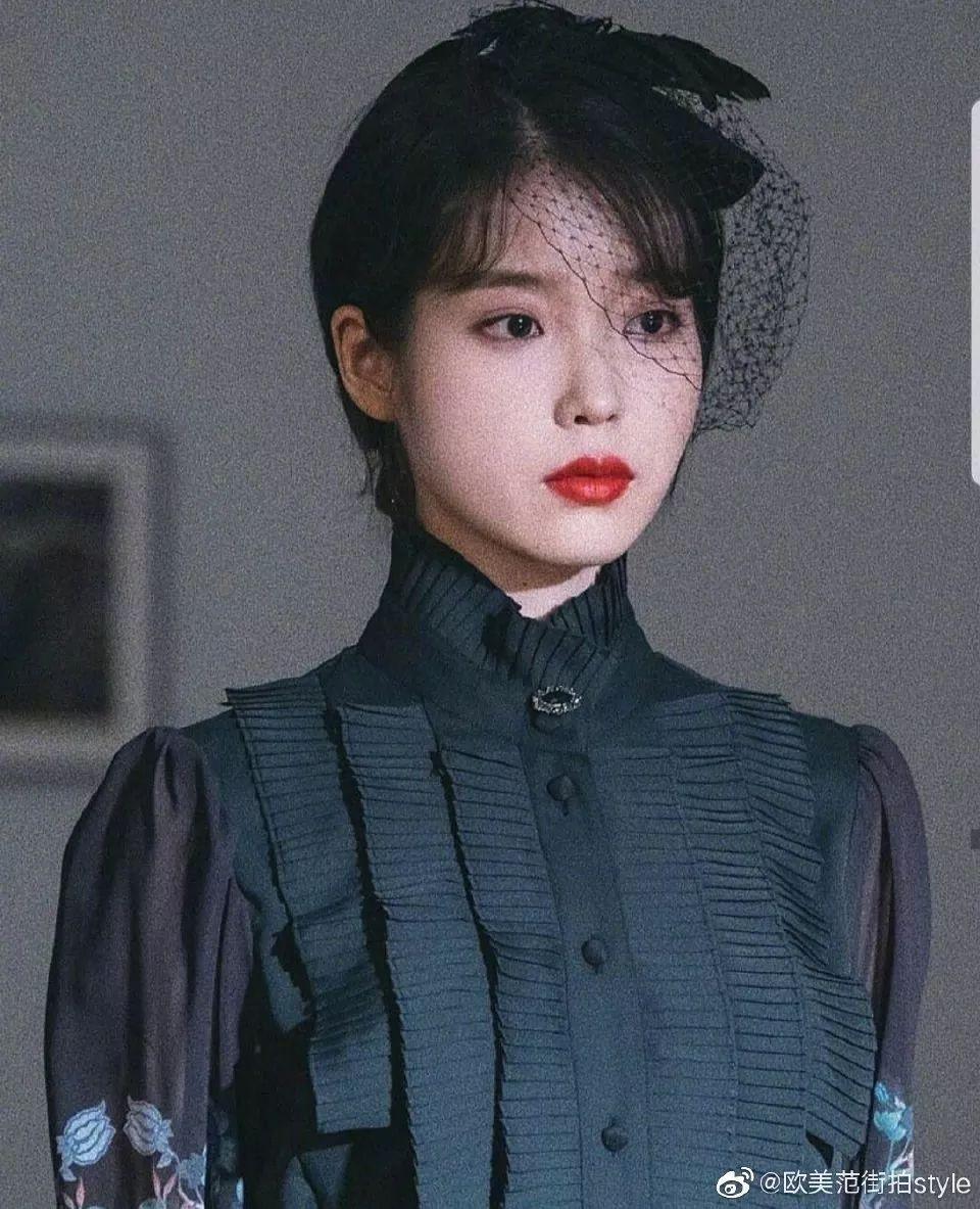 口红特效嘟嘴拍同款iu,画iu同款妆