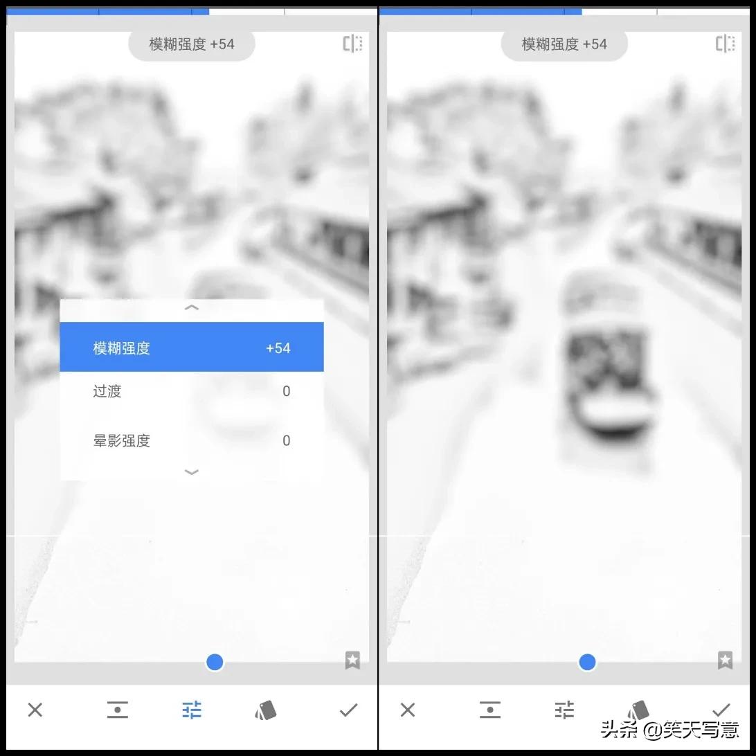 如何用snapseed制作1寸照片,snapseed制作水墨山水画教程