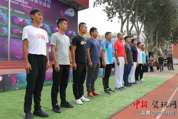 开封市金明小学姬昆恒老师参加河南省校园足球展示活动