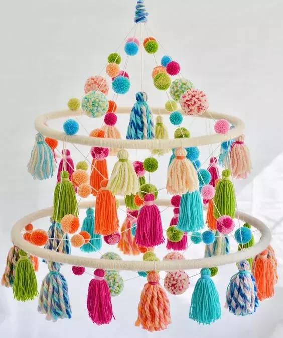 自制流苏装饰品,新家如何用流苏书签做装饰