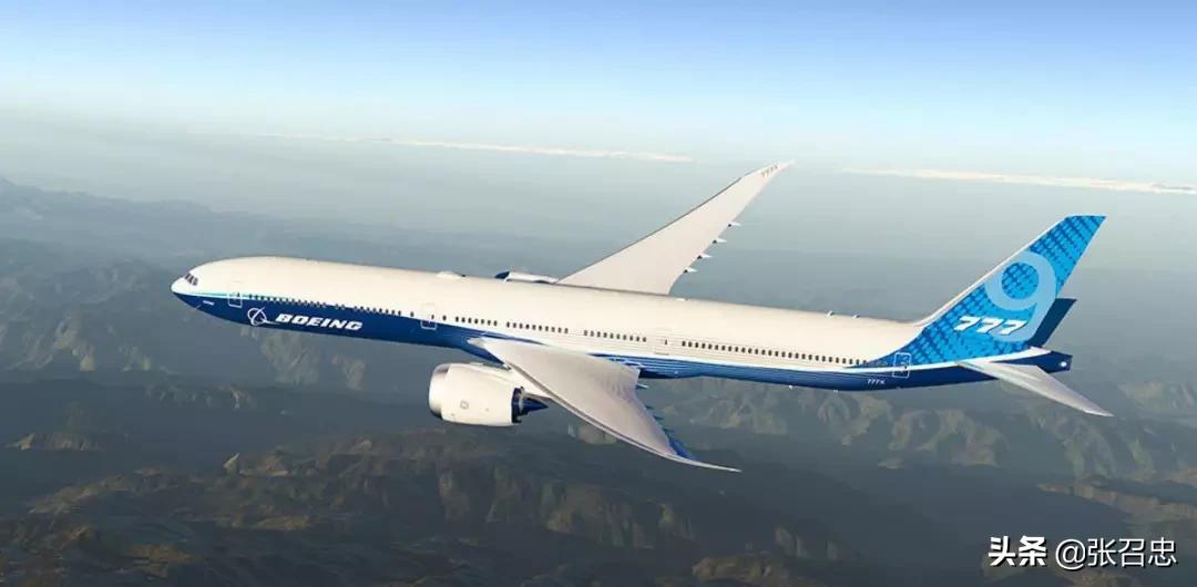 波音777如何空中放油,儿童波音777客机降落