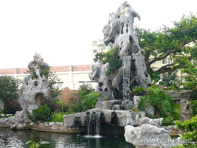 武汉室内假山鱼池庭院景观,陕西假山庭院景观设计制作