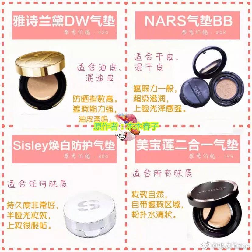 30-40岁平价气垫排行榜前十名,mistine水感柔润气垫适合什么肤质