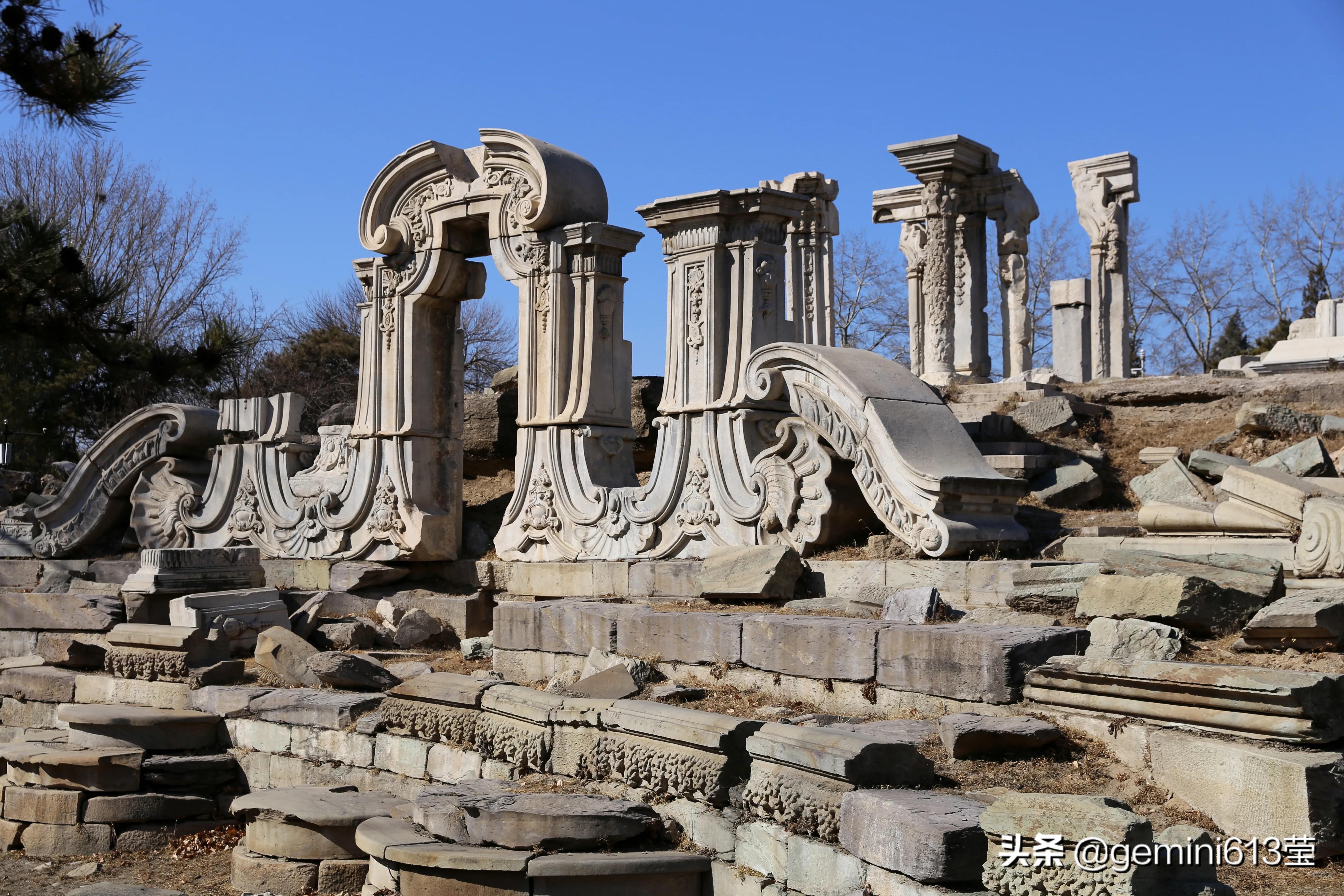 荒废的圆明园,昔日圆明园的辉煌之处