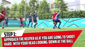 足球射门技巧小学生,足球点球射门小技巧