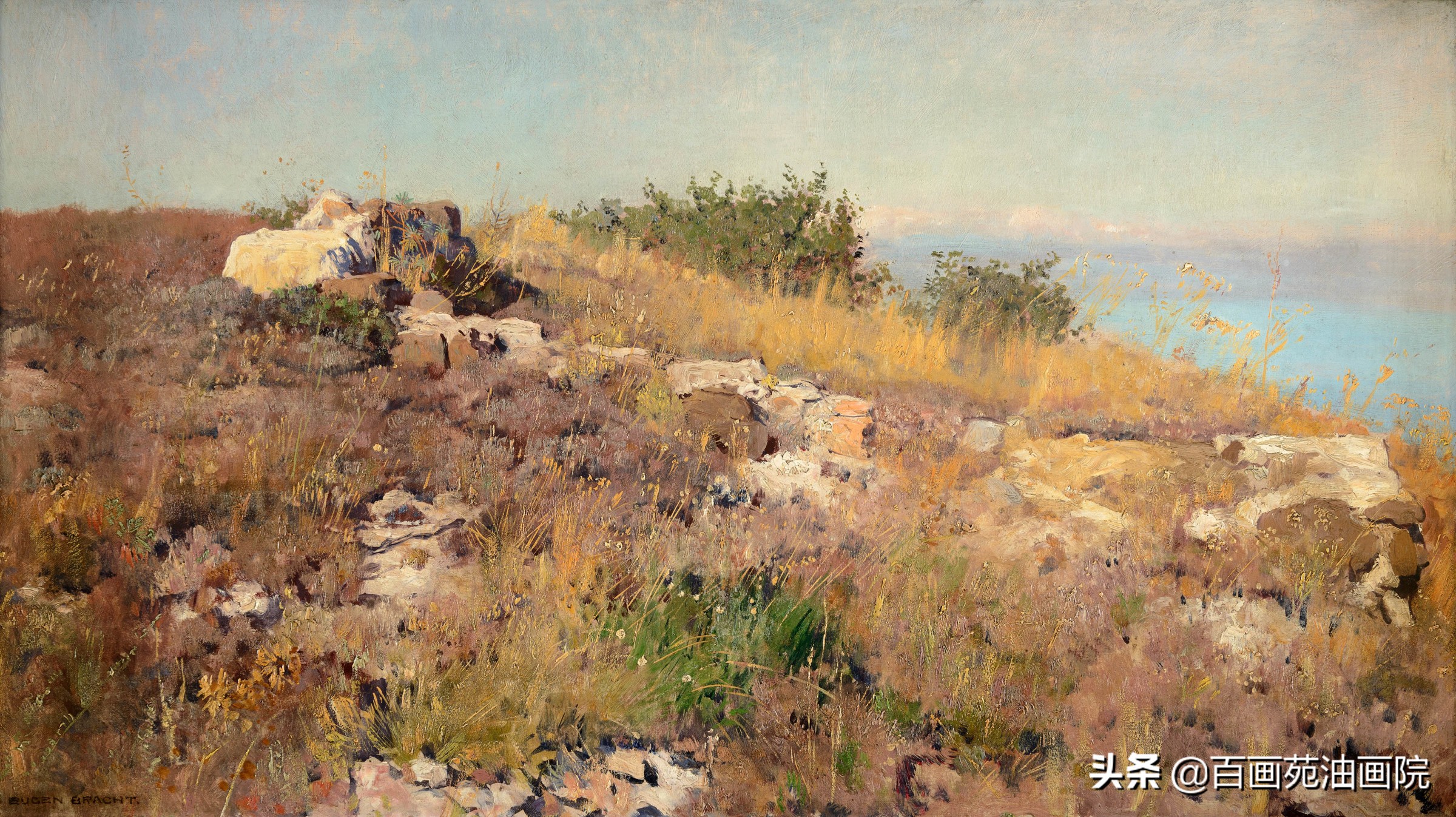 金字塔形构图油画,油画风景构图