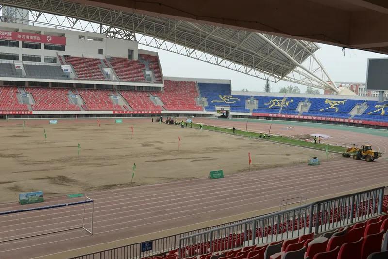 渭南新修的足球场,渭南建设专业足球场