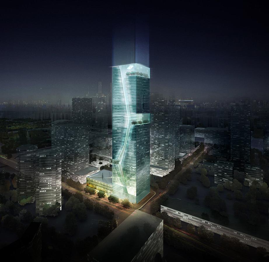 深圳标志性建筑春笋大厦,深圳国信证券大厦