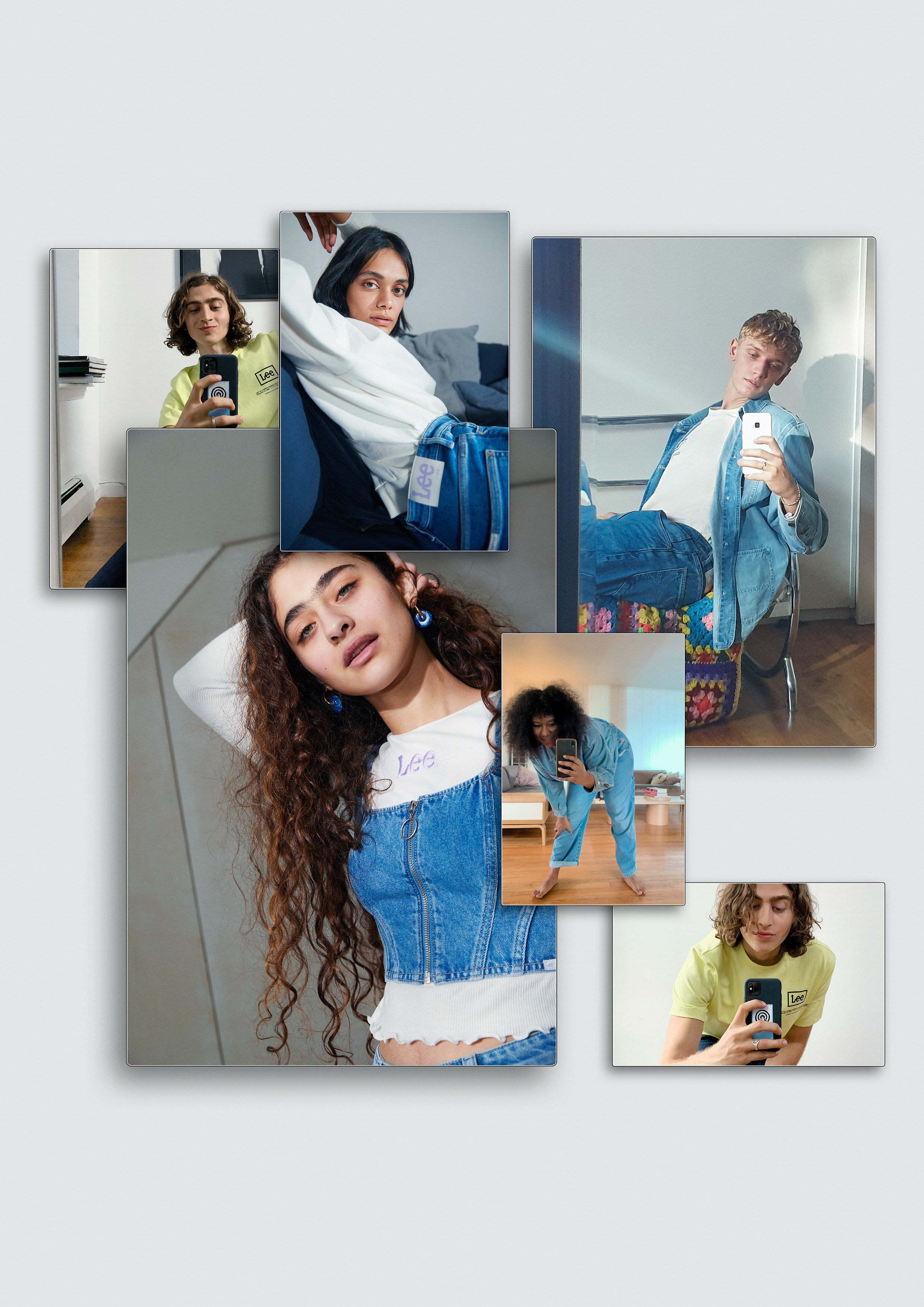 lee联名angelchen丹宁,lee夏季经典款黑色t恤