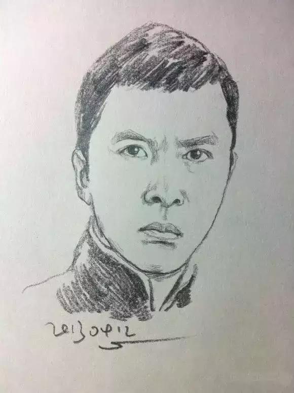 速写看一眼画一笔,用速写的方法画肖像画