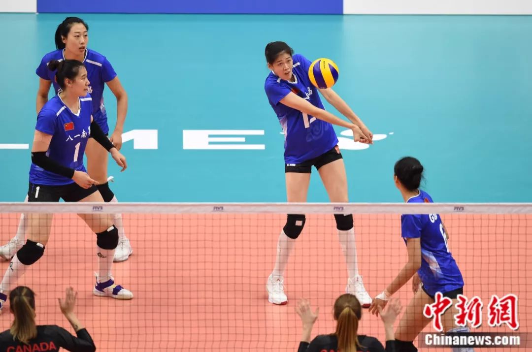 最新的八一女排比赛,八一女排刻苦训练备战军运会