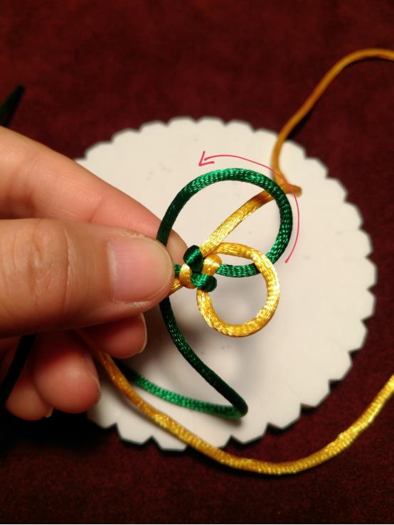 玉米结手链编法简单,圆形玉米结手链快速编法