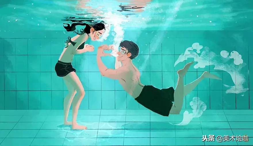 少女心爆棚的唯美插画,软萌插画清新少女心